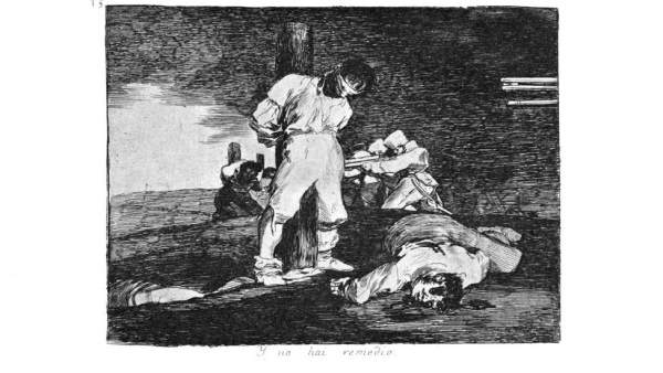 Uno de los grabados de Goya que se podrán ver en Valladolid Uno de los grabados de Goya que se podrán ver en Valladolid