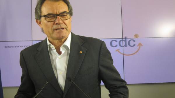 El expresidente de la Generalitat y líder de CDC, Artur Mas El expresidente de la Generalitat y líder de CDC, Artur Mas