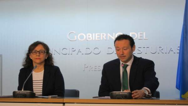 Los consejeros Belén Fernández y Guillermo Martínez Los consejeros Belén Fernández y Guillermo Martínez