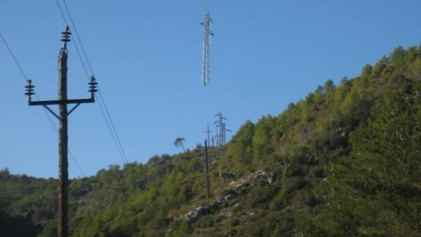 Línea eléctrica de Endesa Línea eléctrica de Endesa