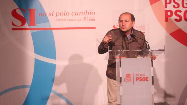 El candidato del PSdeG a la Xunta, Xoaquín Fernández Leiceaga El candidato del PSdeG a la Xunta, Xoaquín Fernández Leiceaga
