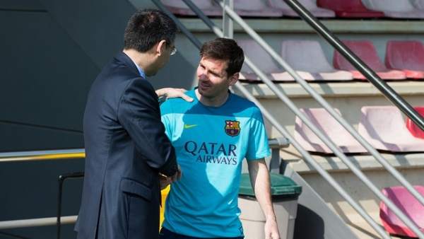 Josep Maria Bartomeu y Messi Josep Maria Bartomeu y Messi
