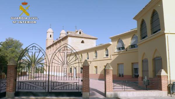 La ermita de Cieza donde se produjo el robo La ermita de Cieza donde se produjo el robo