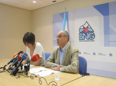 Ana Pontón y Francisco Jorquera (BNG)