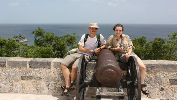 Los estudiantes murcianos Carlos Belmonte y Julia Coll Los estudiantes murcianos Carlos Belmonte y Julia Coll