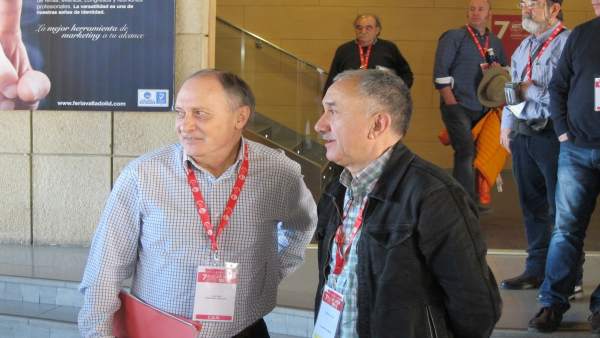 Josep Maria Álvarez junto a Faustino Temprano Josep Maria Álvarez junto a Faustino Temprano