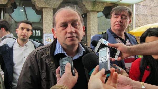 El candidato del PSdeG a la Xunta, Xoaquín Fernández Leiceaga, en declaraciones El candidato del PSdeG a la Xunta, Xoaquín Fernández Leiceaga, en declaraciones