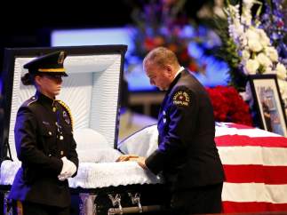 Funeral de 3 de los policías muertos en Dallas