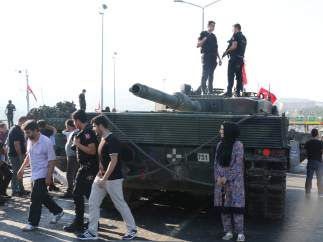 partidarios Erdogan Turquía golpe de Estado