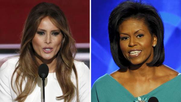 Melania Trump y Michelle Obama Melania Trump y Michelle Obama