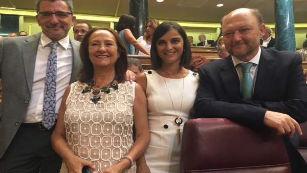 Imagen de los cuatro diputados socialistas por Sevilla. Imagen de los cuatro diputados socialistas por Sevilla.