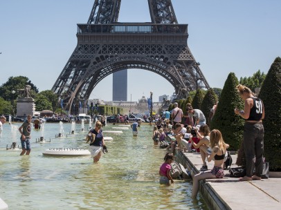 Ola de calor en París
