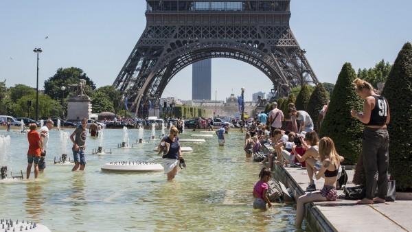Ola de calor en París Ola de calor en París