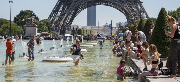 Ola de calor en París