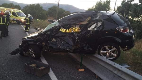 Dos fallecidos en un accidente en San Lorenzo de El Escorial Dos fallecidos en un accidente en San Lorenzo de El Escorial