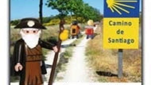 Cartel de la exposición 'Playmobil en el Camino' Cartel de la exposición 'Playmobil en el Camino'