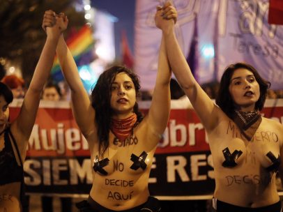 Por un aborto libre en Chile.