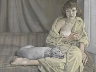 Girl with a White Dog, 1950–1951, Lucian Freud, British, born Germany, 1922–2011