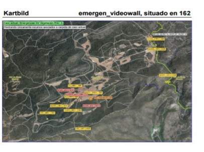 Incendio forestal en Bocairent