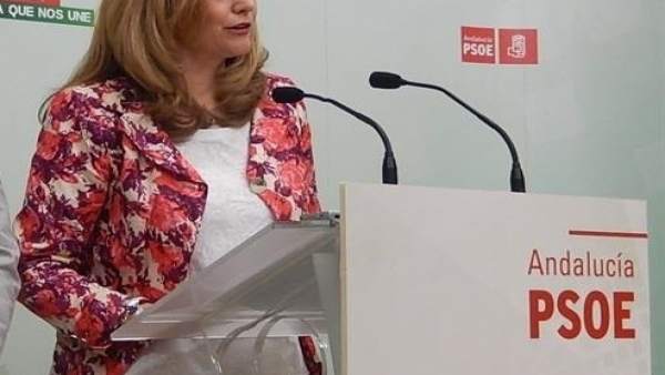 María Jesús Serrano en la sede del PSOE de Córdoba María Jesús Serrano en la sede del PSOE de Córdoba