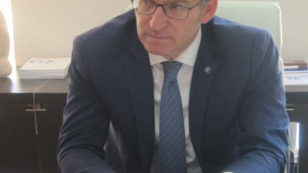 Feijóo, en una entrevista concedida a Europa Press Feijóo, en una entrevista concedida a Europa Press