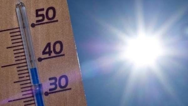 Sol, calor, termómetro, temperatura Sol, calor, termómetro, temperatura