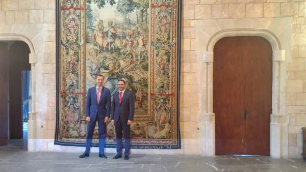 El Rey Felipe VI recibe al alcalde de Palma, José Hila El Rey Felipe VI recibe al alcalde de Palma, José Hila
