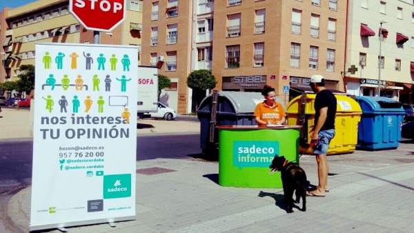 Campaña informativa de Sadeco en Córdoba Campaña informativa de Sadeco en Córdoba