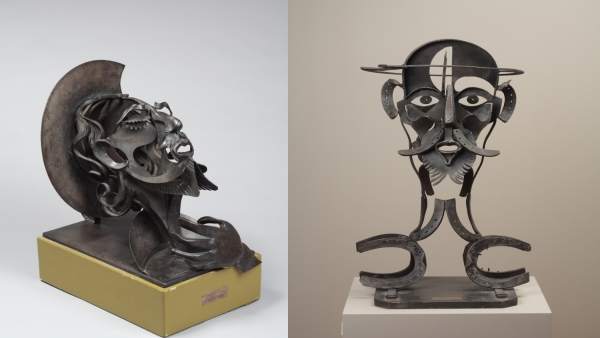 Dos esculturas de Eleuterio Blasco Ferrer, expuestas en el museo de Molinos. Dos esculturas de Eleuterio Blasco Ferrer, expuestas en el museo de Molinos.
