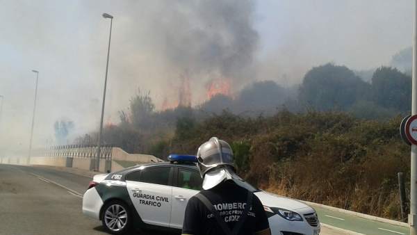 Incendio en Algeciras Incendio en Algeciras