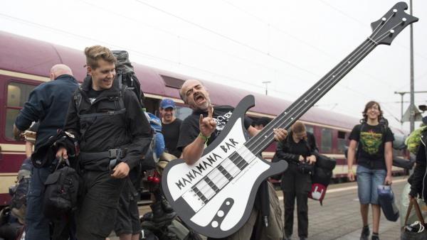 Una guitarra eléctrica muy 'heavy' Una guitarra eléctrica muy 'heavy'