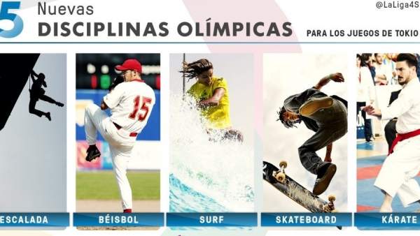 Cinco nuevos deportes olímpicos Cinco nuevos deportes olímpicos