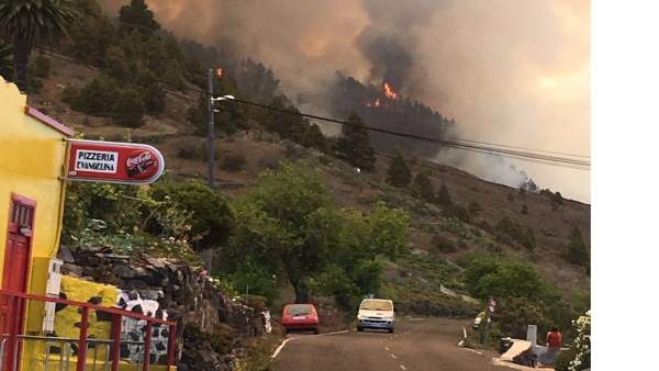 Incendio en la montaña de Jedey Incendio en la montaña de Jedey