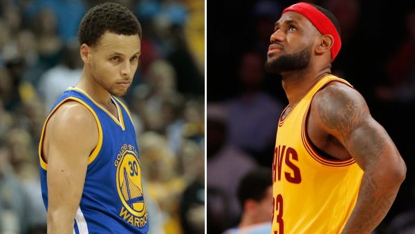 Stephen Curry y Lebron James (Baloncesto) Stephen Curry y Lebron James (Baloncesto)
