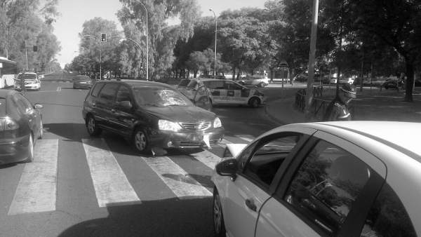 Estado de los coches tras el accidente Estado de los coches tras el accidente