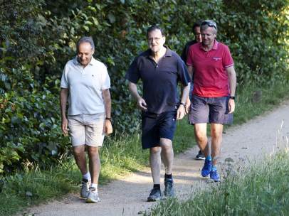 Rajoy, de senderismo en Pontevedra