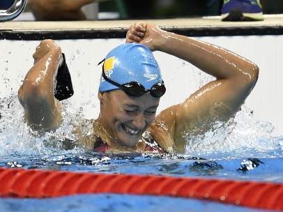 Mireia Belmonte gana la medalla de oro en los 200 mariposa en Río 2016