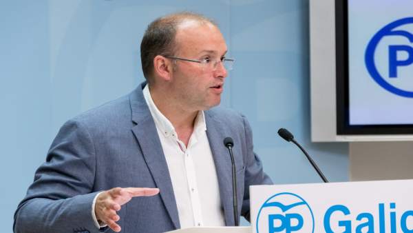 Miguel Tellado en rolda de prensa Miguel Tellado en rolda de prensa