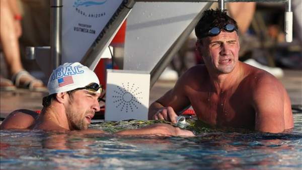 Phelps y Lochte Phelps y Lochte