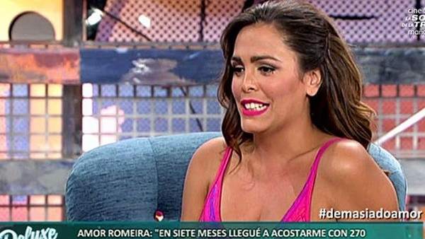 La transexual Amor (GH 9) confiesa que tuvo sexo con 270 hombres en siete meses La transexual Amor (GH 9) confiesa que tuvo sexo con 270 hombres en siete meses