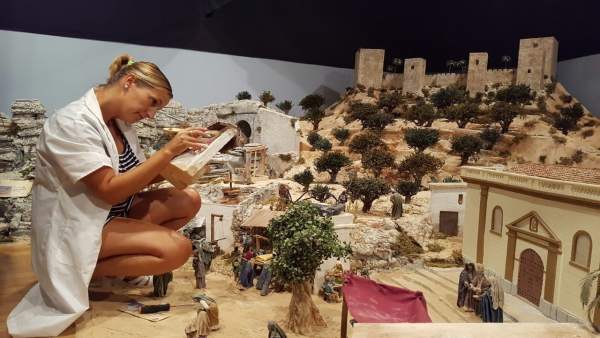 Huétor Tájar inicia la confección del Belén Monumental Huétor Tájar inicia la confección del Belén Monumental