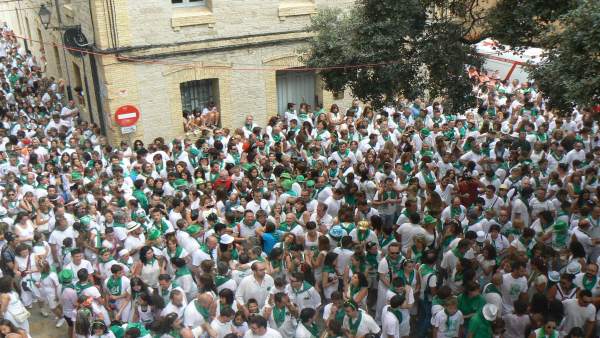 Inicio de las fiestas de San Lorenzo 2016, en Huesca Inicio de las fiestas de San Lorenzo 2016, en Huesca