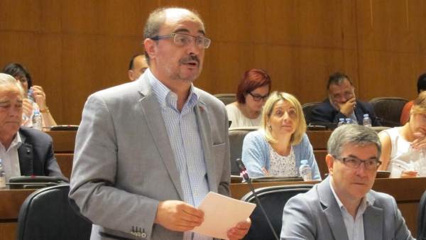 El presidente de Aragón, Javier Lambán. El presidente de Aragón, Javier Lambán.