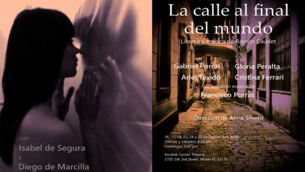 Cartel de la obra Los Amantes de Teruel en Miami Cartel de la obra Los Amantes de Teruel en Miami