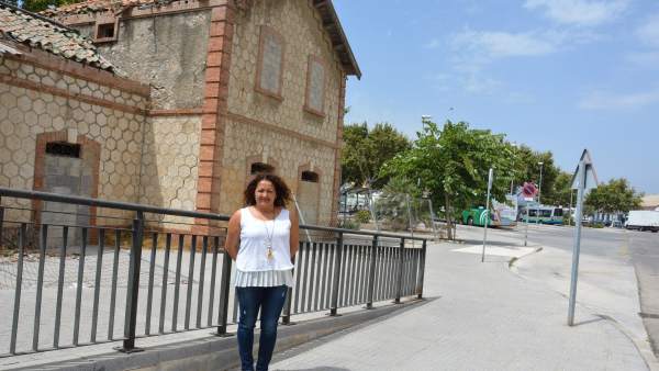Estación de Ferrocaril de Vélez-Málaga, edil Cynthia García Estación de Ferrocaril de Vélez-Málaga, edil Cynthia García