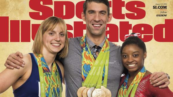 Ledecky, Phelps y Biles en Sports Illustrated Ledecky, Phelps y Biles en Sports Illustrated