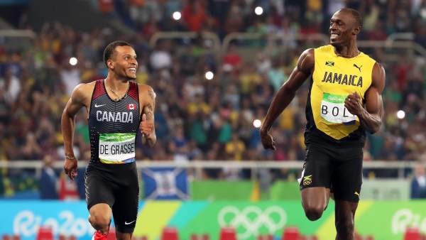 Bolt y De Grasse Bolt y De Grasse