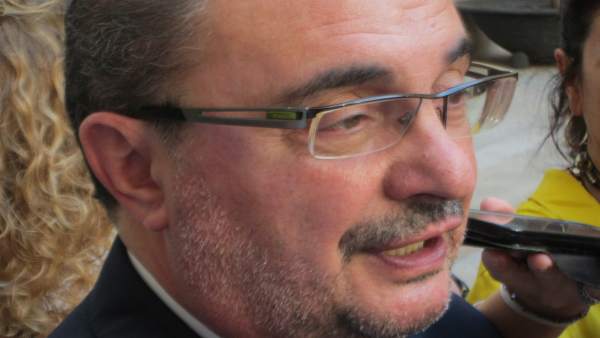 El presidente de Aragón, Javier Lambán El presidente de Aragón, Javier Lambán