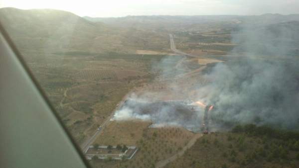 Extinguido el incendio del Valtorres (Zaragoza Extinguido el incendio del Valtorres (Zaragoza
