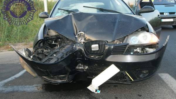 Accidente en el camino Serradal Accidente en el camino Serradal